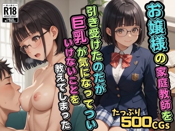 【500枚】お嬢様の家庭教師を引き受けたのだが巨乳が気になってついいけないことを教えてしまった【JK】【ブレザー】【初体……のトップ画像